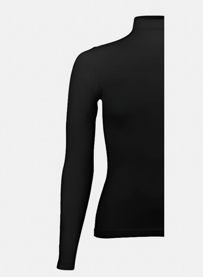 Silvy Lycra Cellina High Long Sleeves High Neck Top Underwear For Girls - Image 2